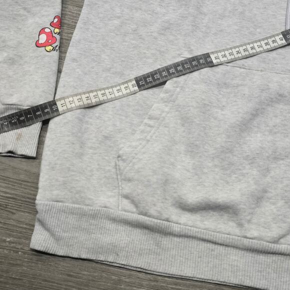 The Smurfs Smurftastic Gray Hooded Sweater Kangaroo Hoodie - Picture 3 of 8